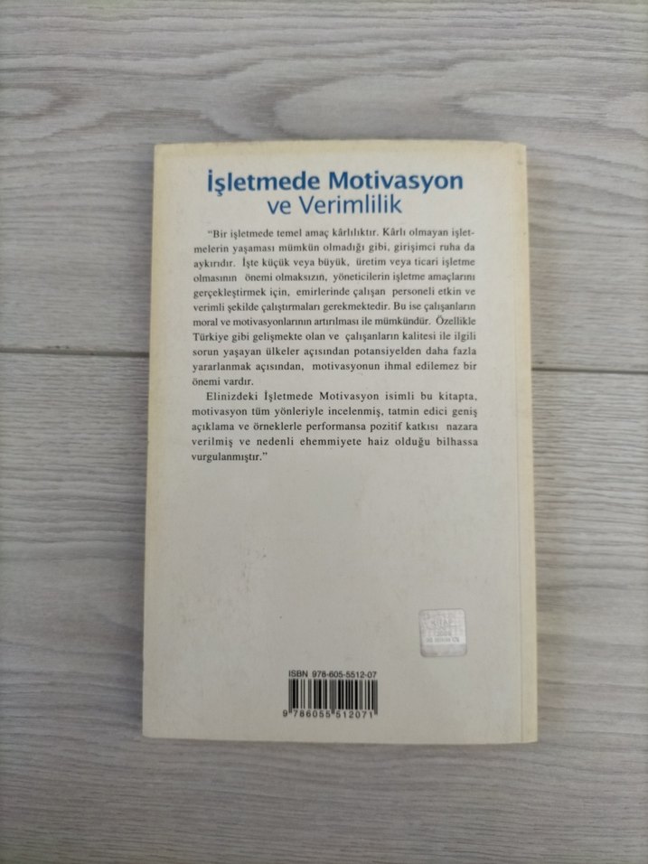 İşletmede Motivasyon ve Verimlilik Kitabı - Görsel 2