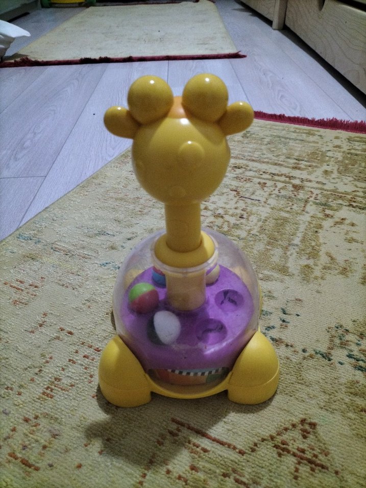 Renkli Zürafa Eğitici Oyuncak - Görsel 2