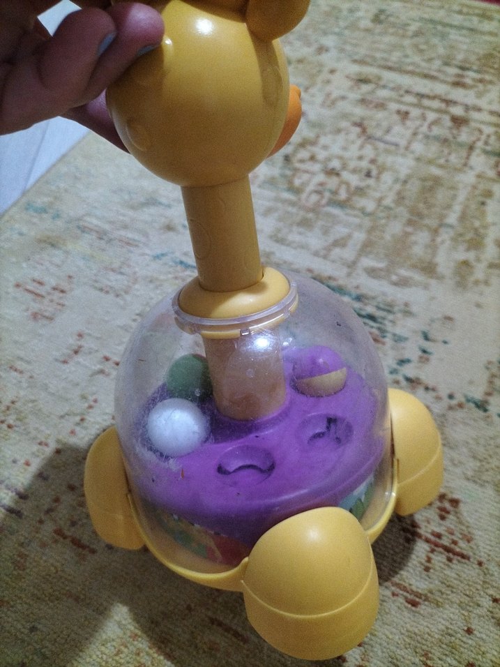 Renkli Zürafa Eğitici Oyuncak - Görsel 5