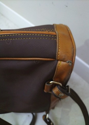 Kahverengi Süet Kadın Sırt Çantası - Görsel 5