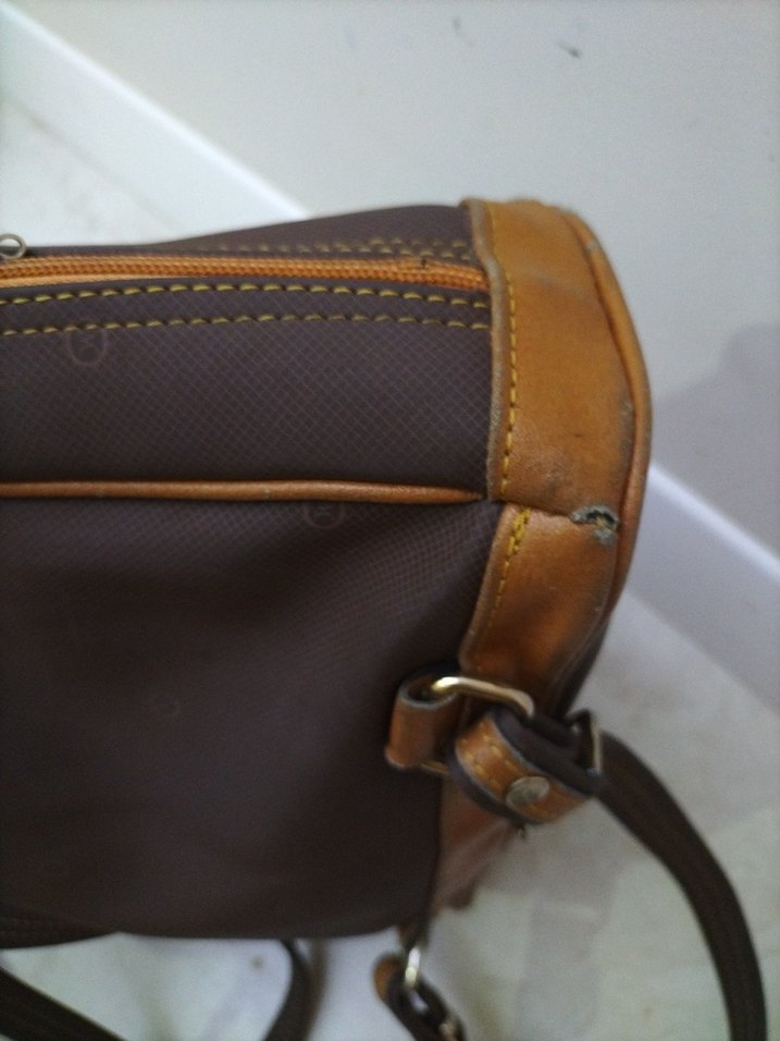 Kahverengi Süet Kadın Sırt Çantası - Görsel 5