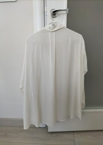 roman 40 beden beyaz Kadın saten /şifon bluz/gömlek - Görsel 6