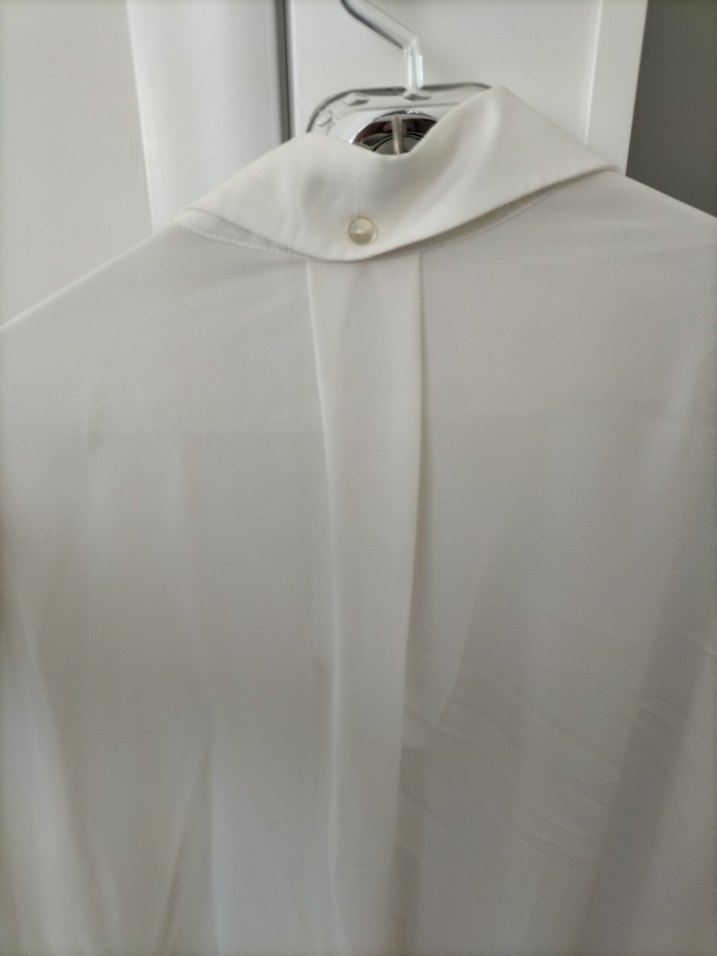 roman 40 beden beyaz Kadın saten /şifon bluz/gömlek - Görsel 5