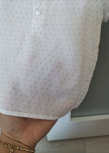 Kız Çocuk Beyaz Kısa Kollu 2-3 yaş Bluz - Görsel 6