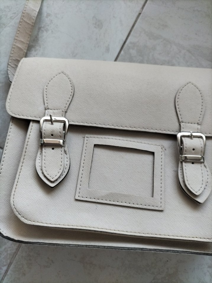 Bej Deri Tokalı Kadın Çanta - Görsel 2