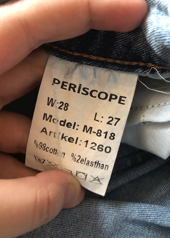 30 Beden Gri Baskılı Salaş Kadın Denim Pantolon