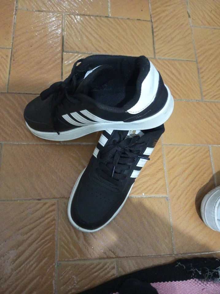 Adidas Siyah Bağcıklı Stiletto Topuklu Spor Ayakkabı - Görsel 4