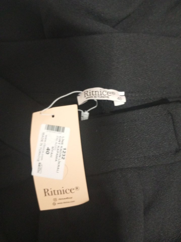 Cırtlı palazzo Pantolon - Görsel 4