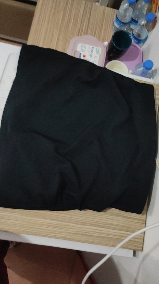 Siyah Düz Kırlent Kılıfı - Görsel 2