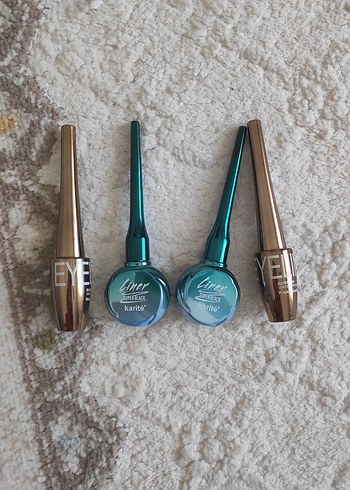 Parlak Turkuaz Eyeliner ve Göz Kalemi