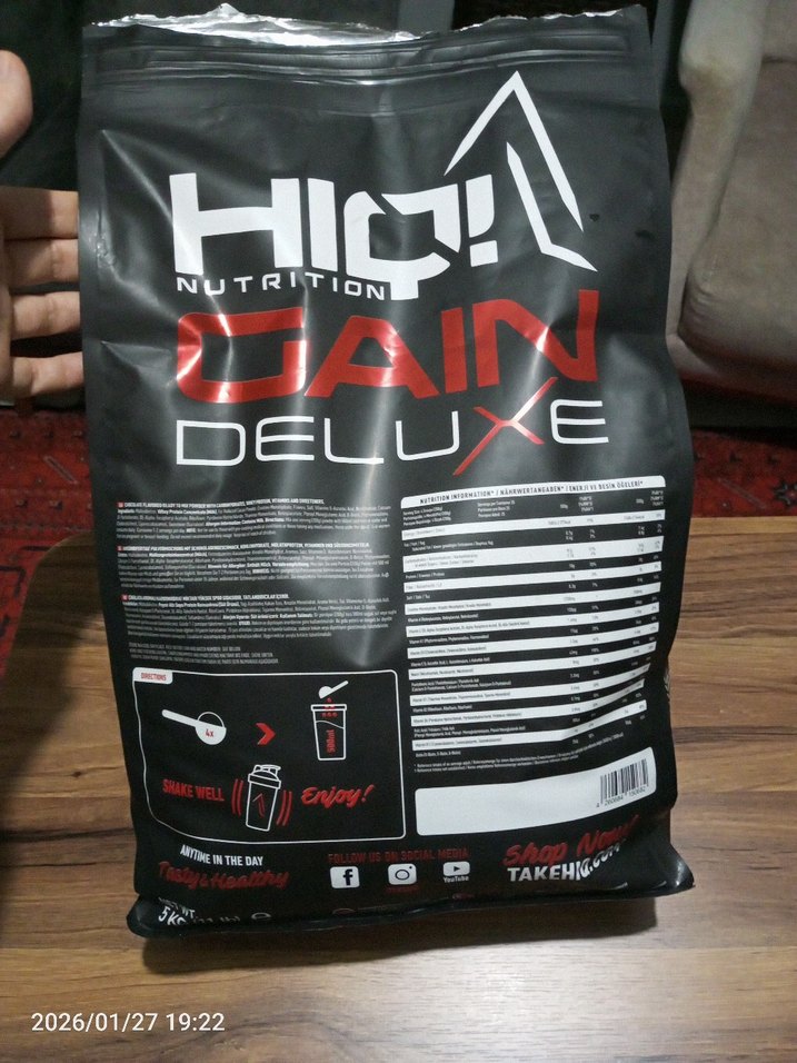 HIQ Nutrition Karanlık Kırmızı Toz Protein - Görsel 2