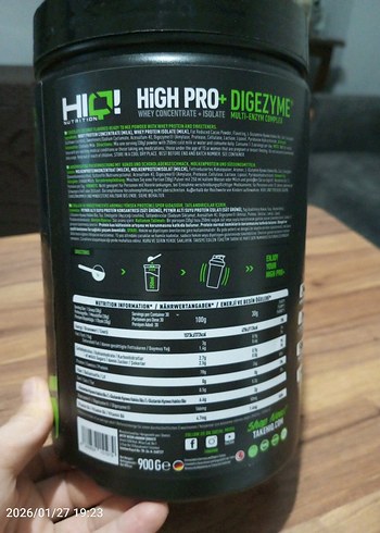 HiGH PRO+ Whey Protein Tozu 30 Servis - Görsel 2