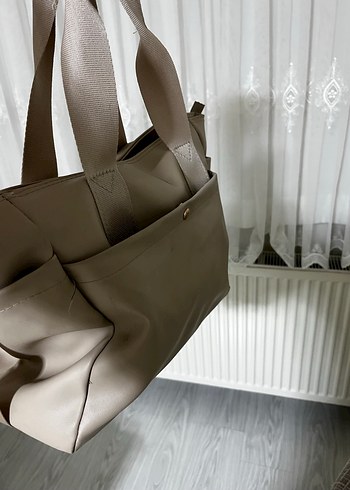 Bej Kadın Günlük Çanta - Görsel 4