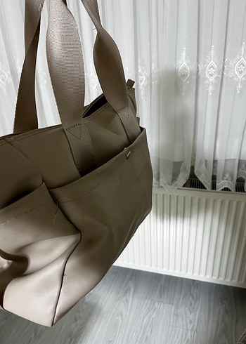 Bej Kadın Günlük Çanta - Görsel 3