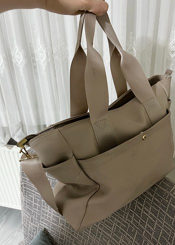 Bej Kadın Günlük Çanta - Görsel 2