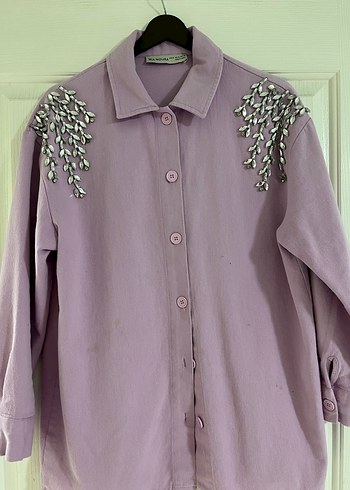 Pullu Kadın ceket - Görsel 3