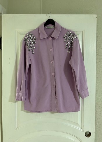 Pullu Kadın ceket - Görsel 5