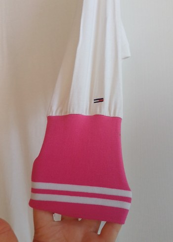 Beyaz Penye elbise - Görsel 3