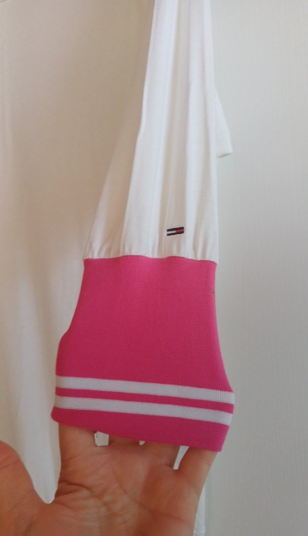 Beyaz Penye elbise - Görsel 3