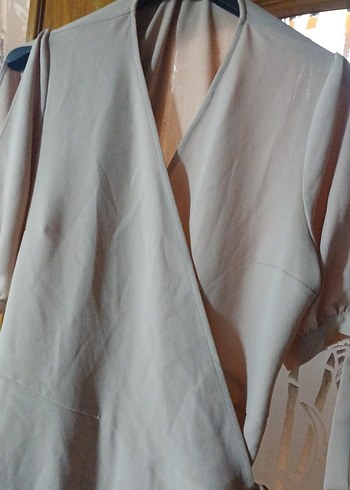 Elbise pudra pembesi kurvaze - Görsel 3