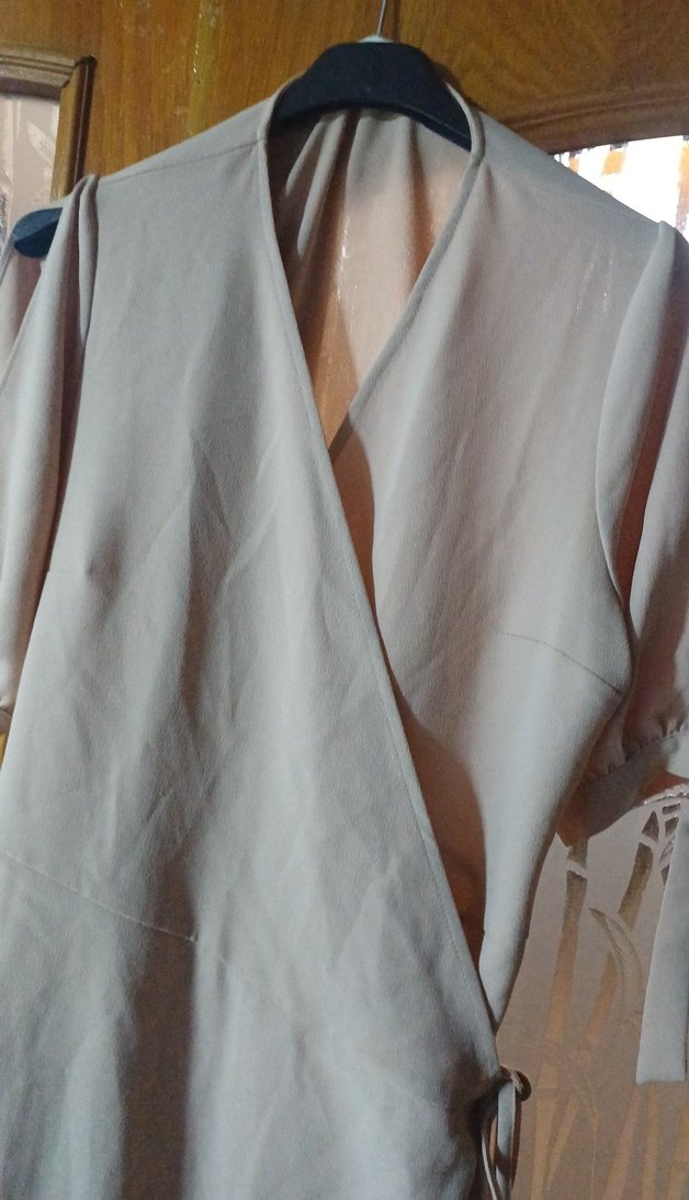 Elbise pudra pembesi kurvaze - Görsel 3