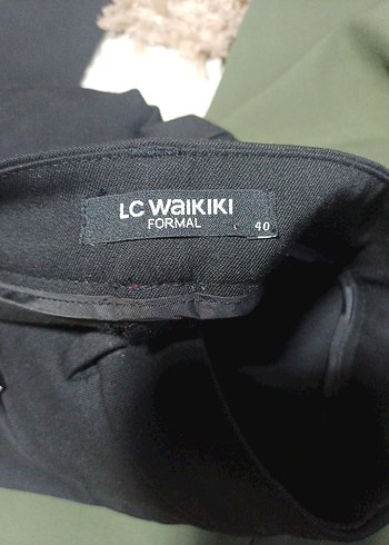 Kadın Kısa Kumaş Pantolon -  2 adet Haki  1 siyah - Görsel 7