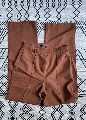Kahverengi Kumaş Pantolon
