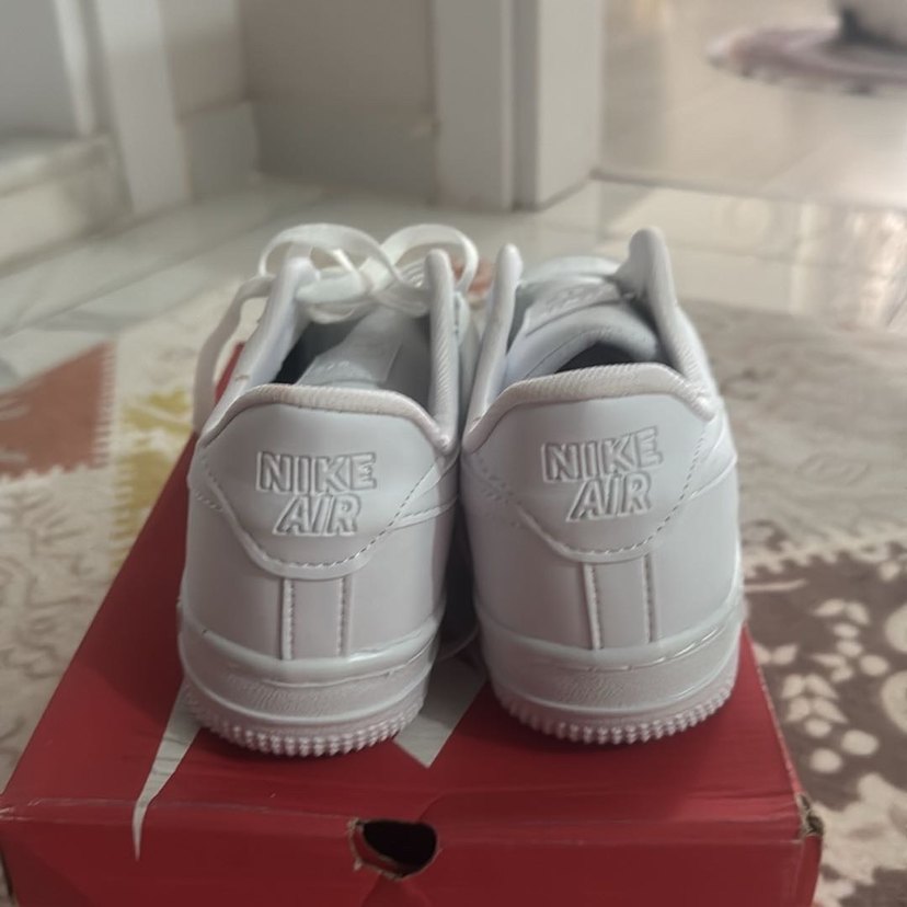 Beyaz Kadın Spor Ayakkabı Cırt Cırtlı Platform - Görsel 5