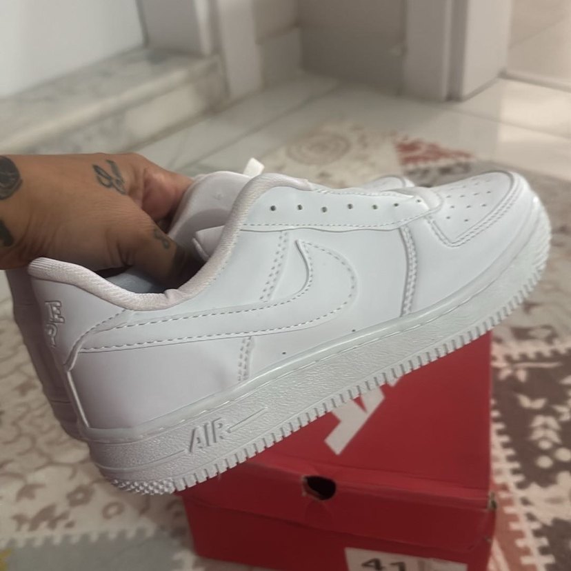 Beyaz Kadın Spor Ayakkabı Velcro Bağcıklı - Görsel 3