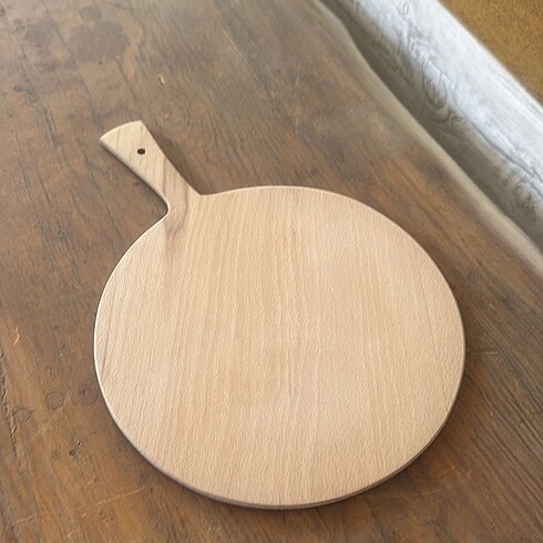 Ahşap çok amaçlı kullanılan pizza sunumluk - Görsel 3