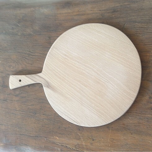 Ahşap çok amaçlı kullanılan pizza sunumluk - Görsel 4