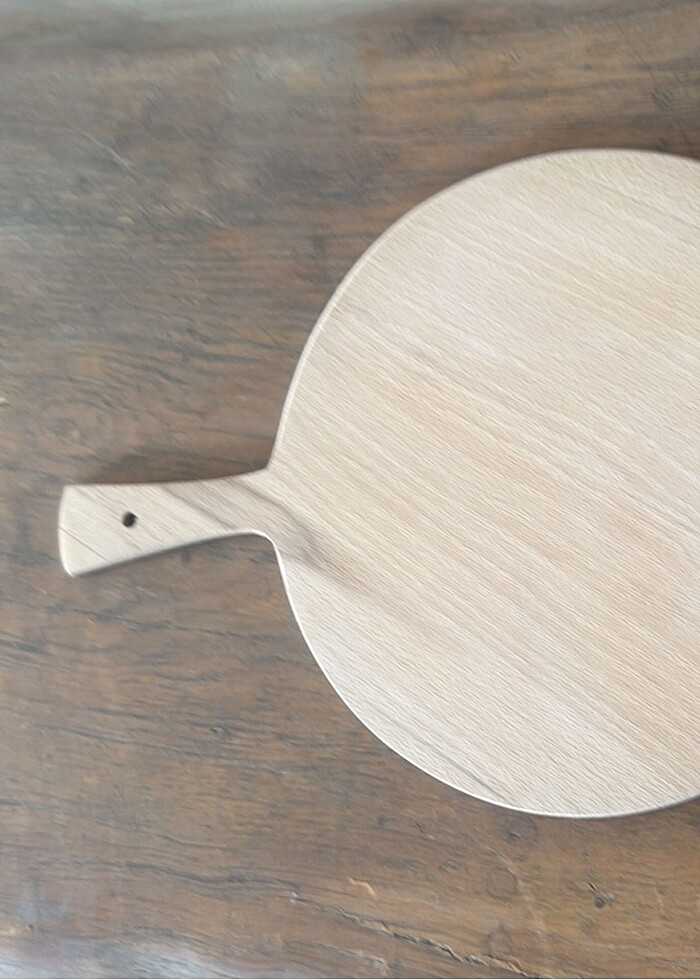 Ahşap çok amaçlı kullanılan pizza sunumluk - Görsel 4