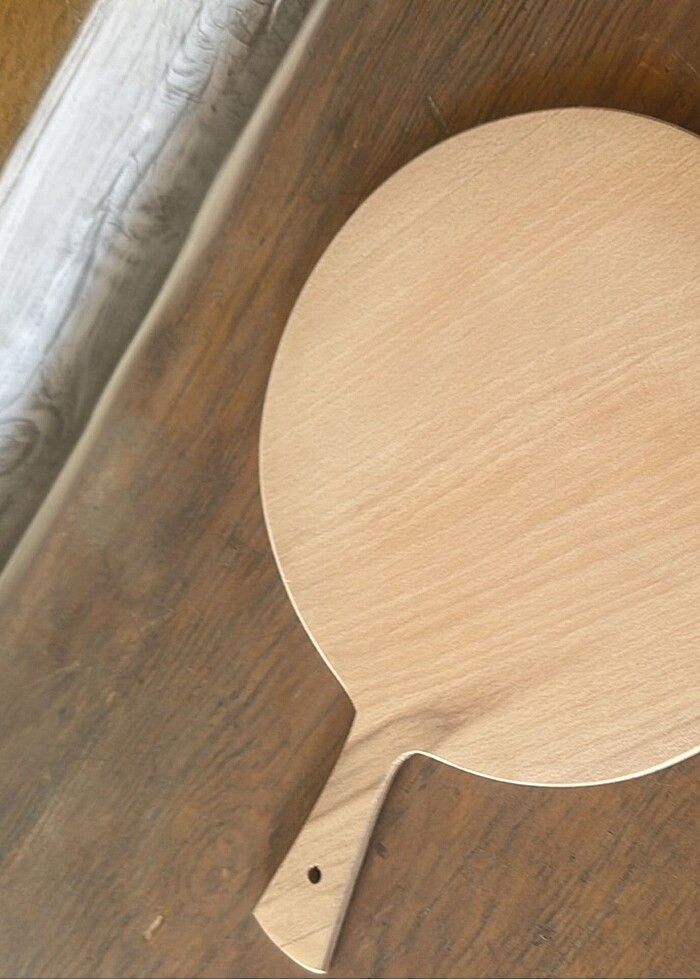 Ahşap çok amaçlı kullanılan pizza sunumluk - Görsel 5