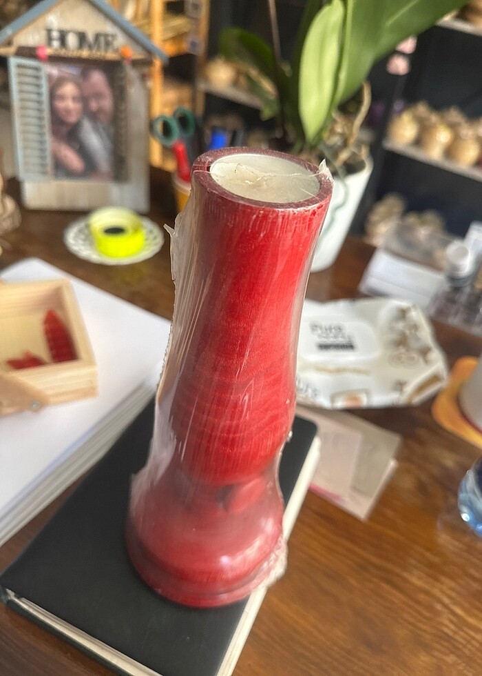 Ahşap mumluk - Görsel 2