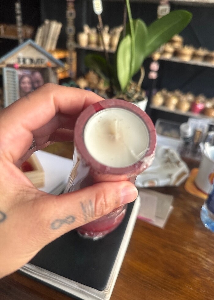 Ahşap mumluk - Görsel 4