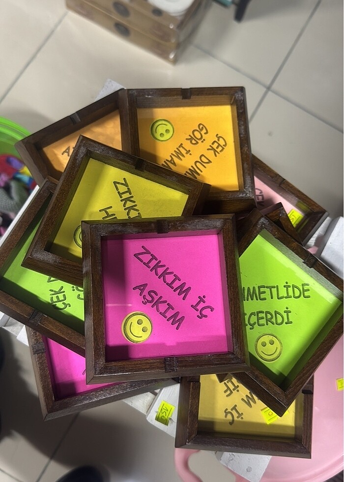 Eğlenceli rengarenk tabla - Görsel 5