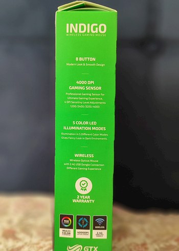 GTX Kablosuz Optik Oyuncu Mouse - Görsel 2