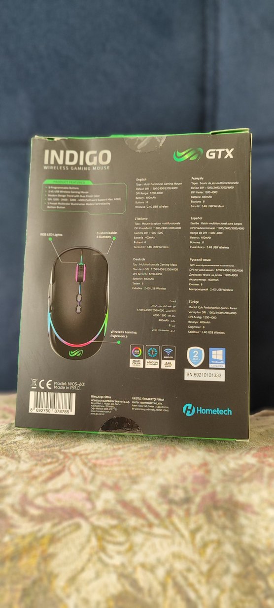GTX Kablosuz Optik Oyuncu Mouse - Görsel 4