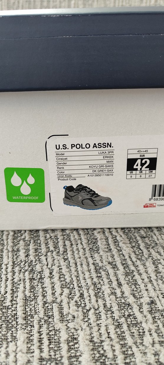 U.s. Polo Assn. Luka 3pr Gri Erkek Koşu Ayakkabısı - Görsel 5