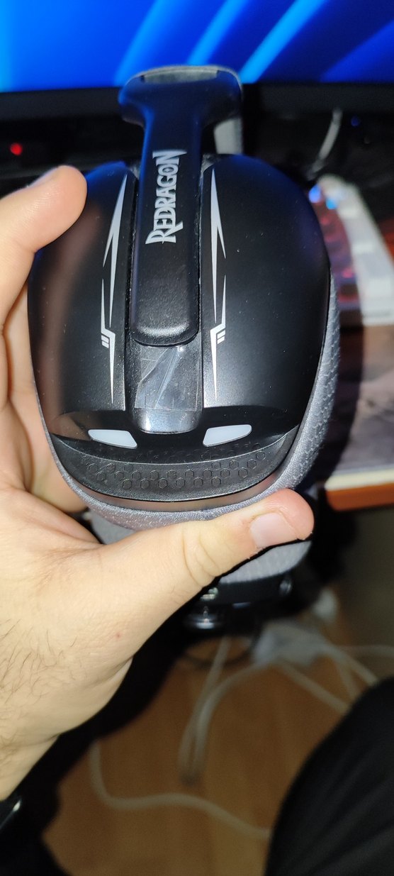 Redragon Skuld Pro Gri Hafif Gaming Kulaklık - Görsel 5