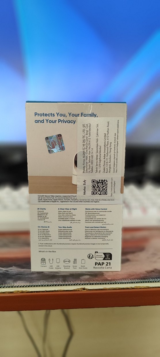 Anker Eufy Security 360 Derece Dönebilen Kızılötesi Gece Görüşlü - Görsel 3