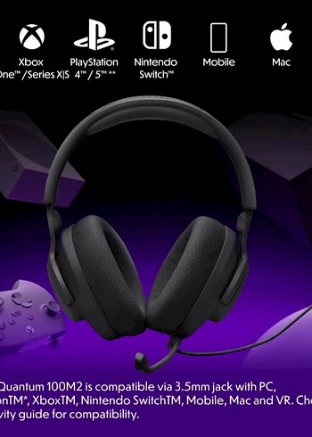 JBL Quantum 100 M2 Siyah Kulaklık - Görsel 9