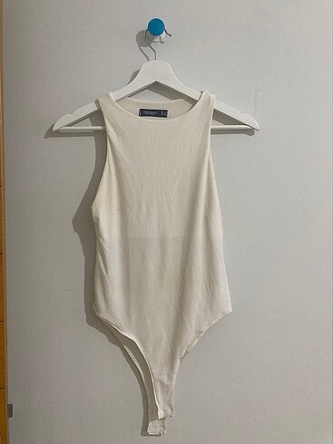 Addax beyaz bodysuit bluz