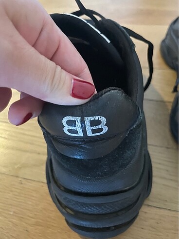 35 Beden siyah Renk Balenciaga triple S Sneaker