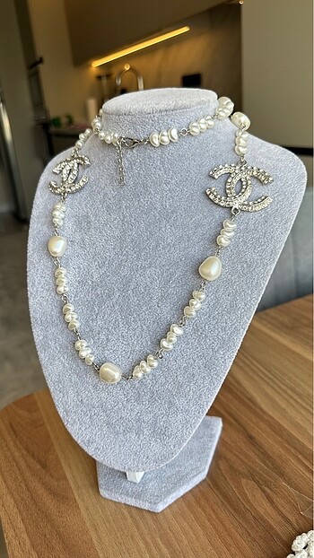 Chanel Chanel barok inci uzun kolye