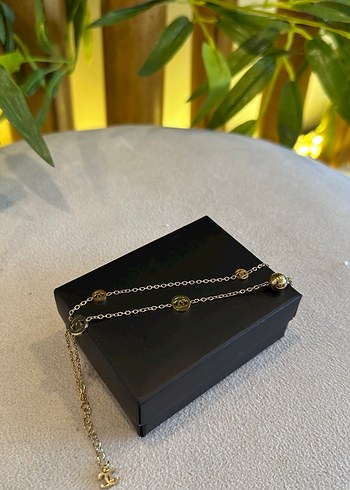 Chanel Chanel çift sıra bileklik