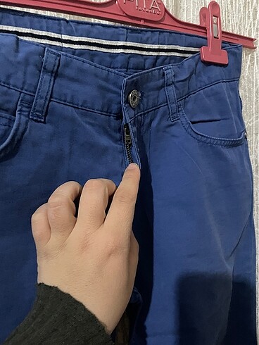 10 Yaş Beden mavi Renk Pantolon