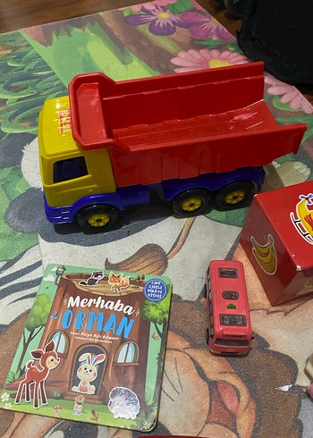 Renkli Oyuncak Seti - Kamyon, Piyano ve Kitap - Görsel 4