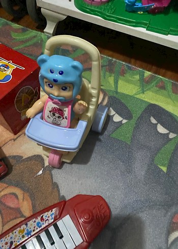 Renkli Oyuncak Seti - Kamyon, Piyano ve Kitap - Görsel 3