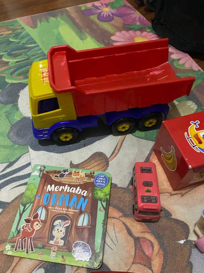 Renkli Oyuncak Seti - Kamyon, Piyano ve Kitap - Görsel 4